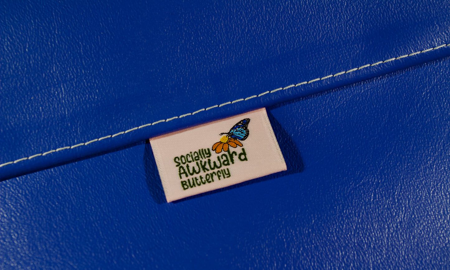 Socially Awkward Butterfly Woven Tags | Pack of 5