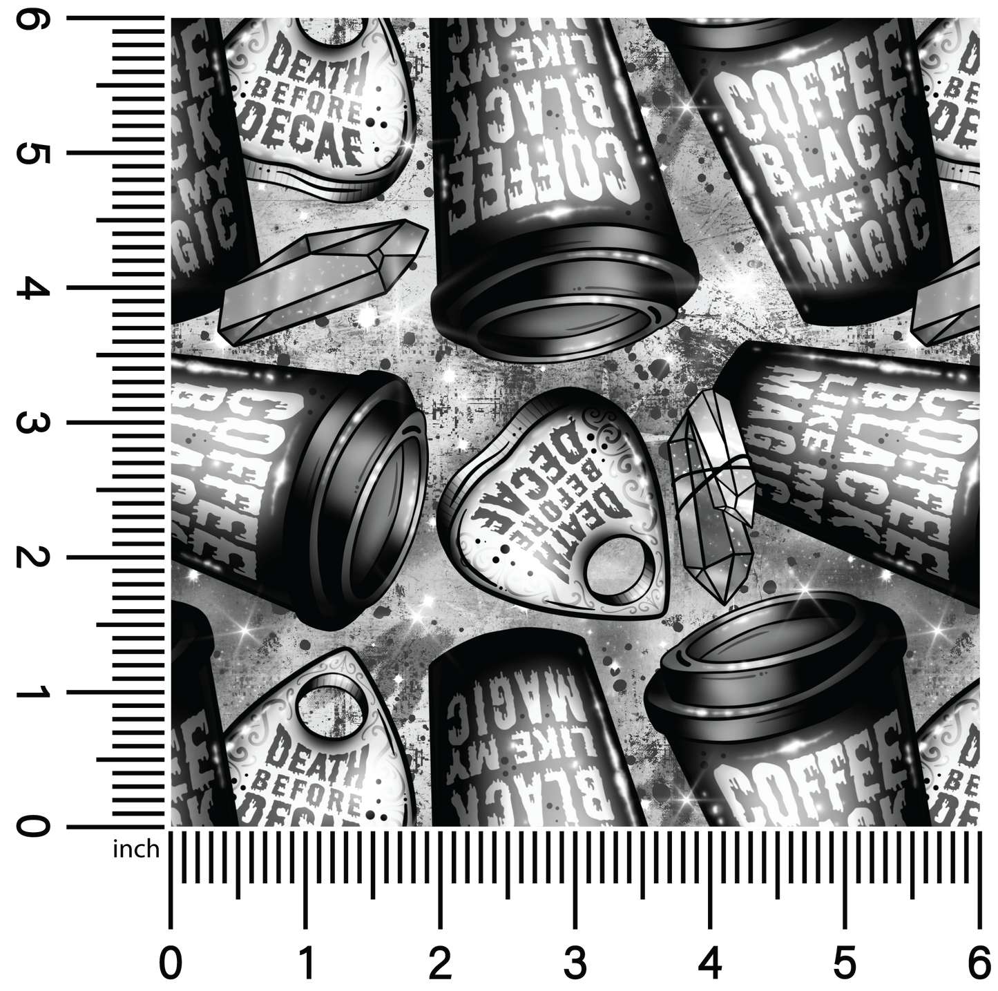 Death Before Caffeine | 18" Vinyl Roll