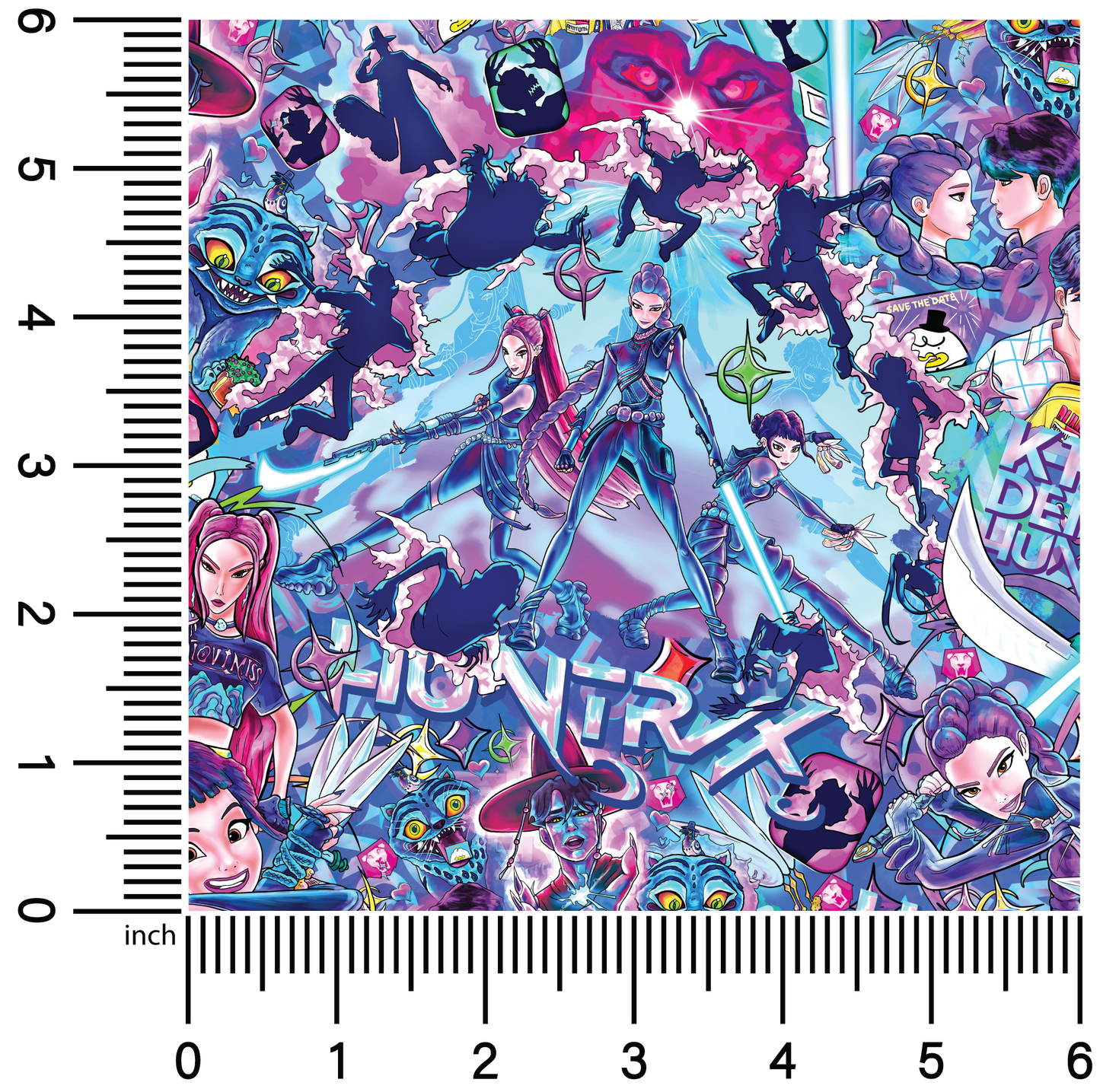 KPop Hunter Main | 18" Vinyl Roll