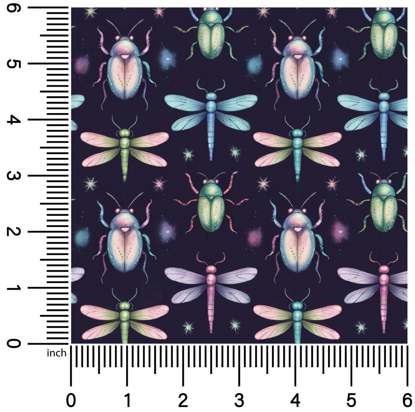 Pastel Bugs | 18" Vinyl Roll