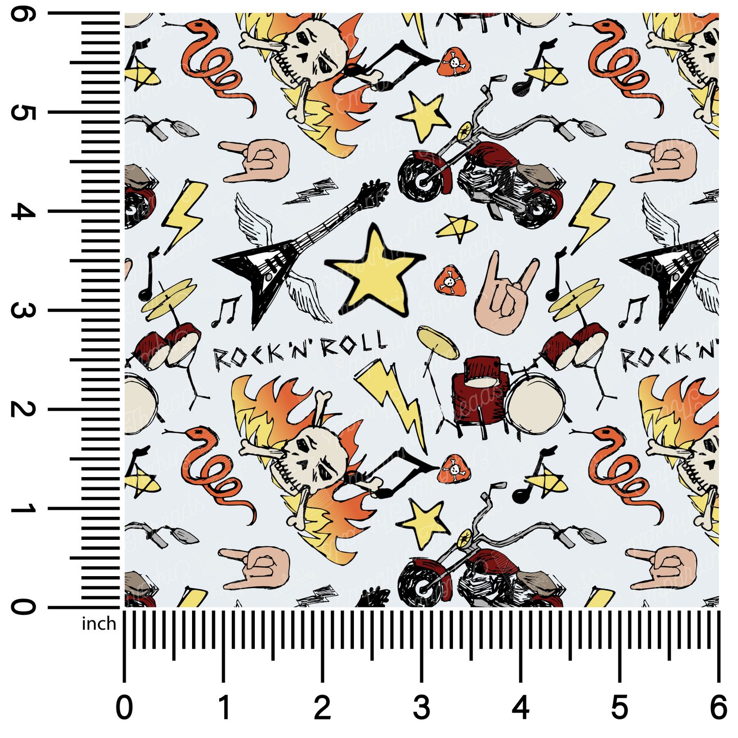 Rock n' Roll | 18" Vinyl Roll