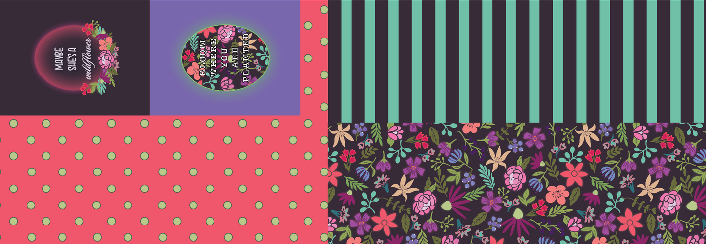 Blooming Cute Rapport | 18" Vinyl Roll