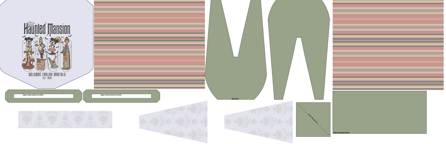 Siah Sidekick Cut&Sew - Pastel Haunted