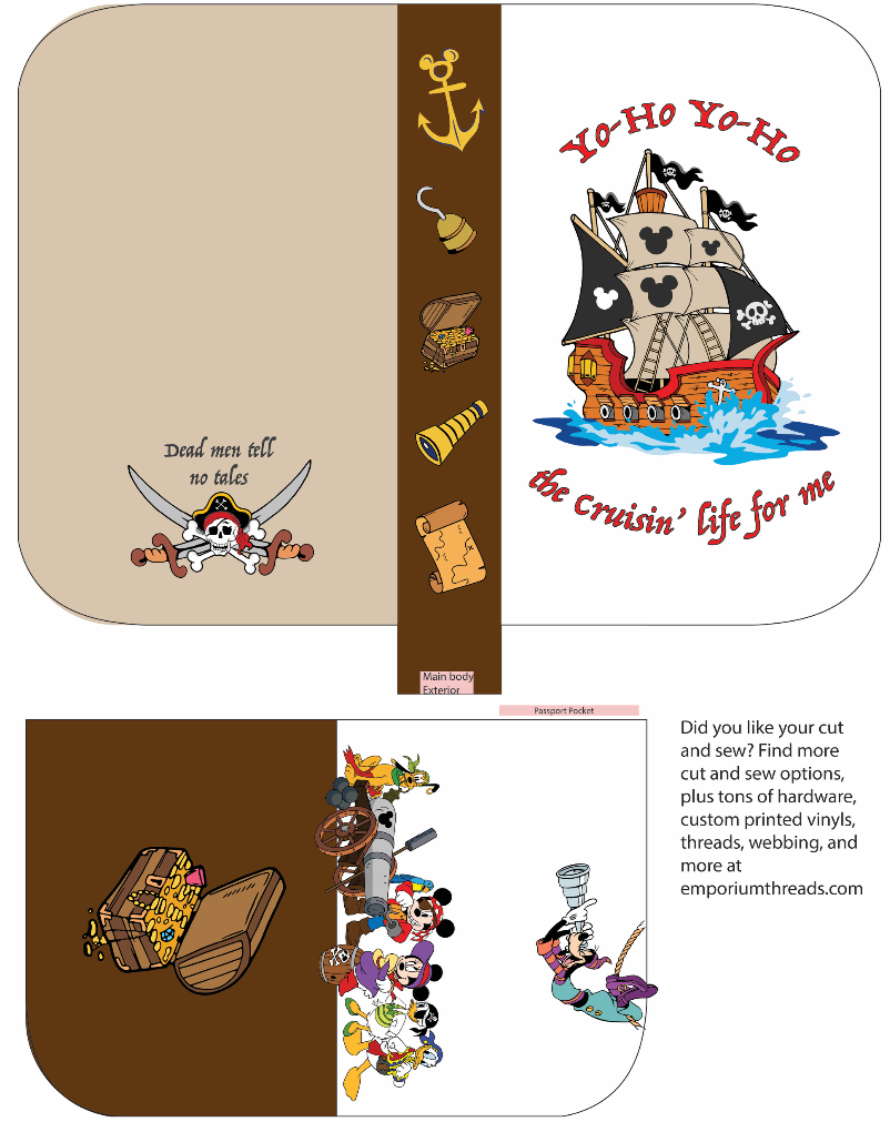 Julie Jetsetter Cut&Sew - Pirate Cruise