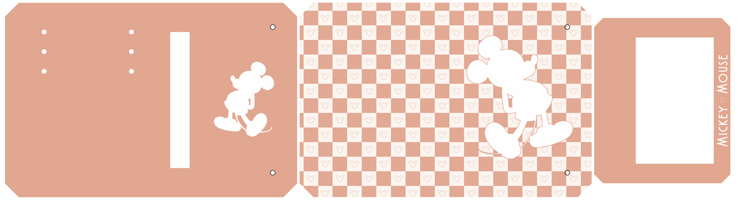 Brooke Bifold Cut&Sew - Mouse Checkers