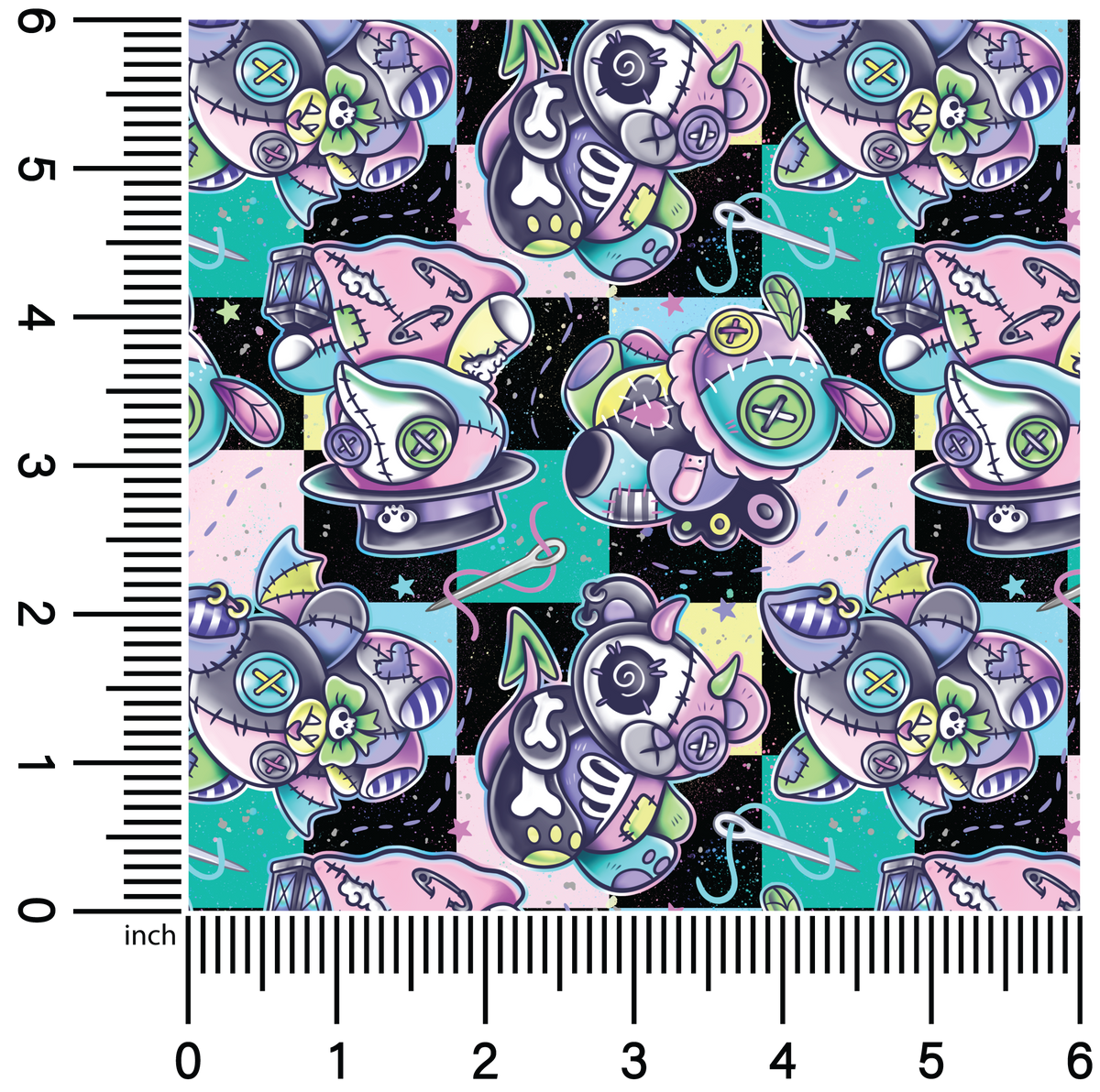Spooky Plushies | 18" Vinyl Roll