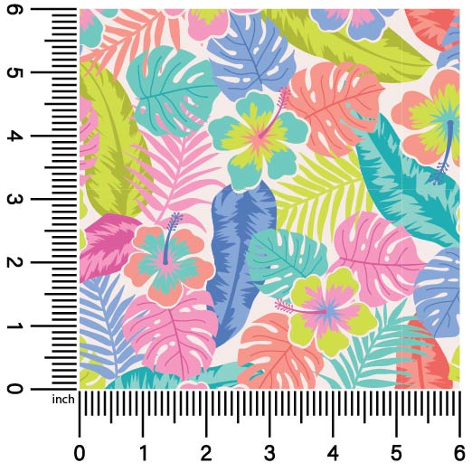 Tropical Summer Toss | 18" Vinyl Roll
