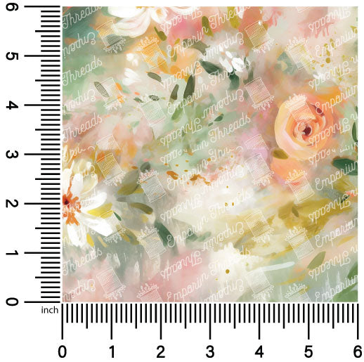 Watercolor Florals 3 | 18" Vinyl Roll