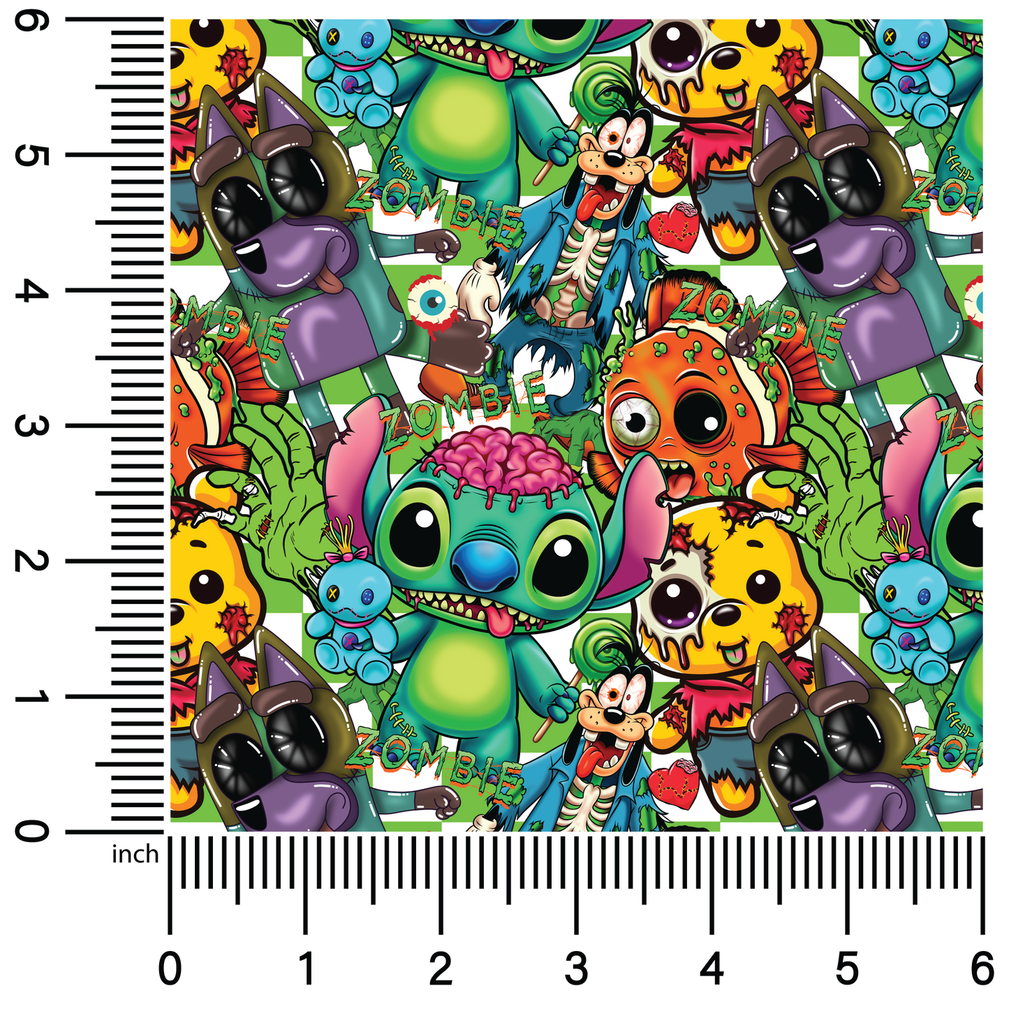 Zombie Characters | 18" Vinyl Roll