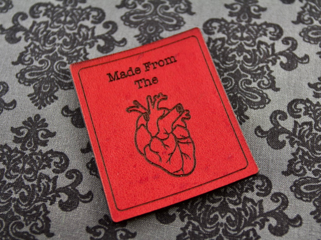 2pack Made From the Heart Statement Tags