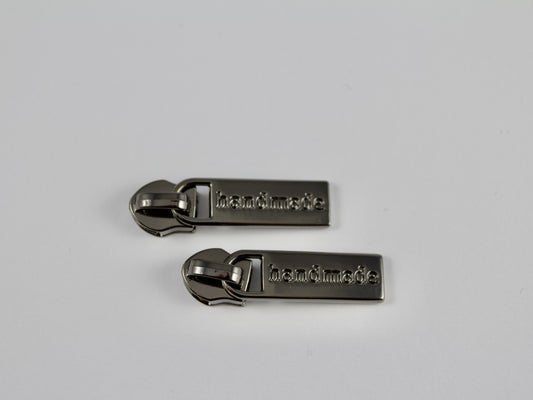 #5 Handmade Rectangle Zipper Pulls | Pack of 2