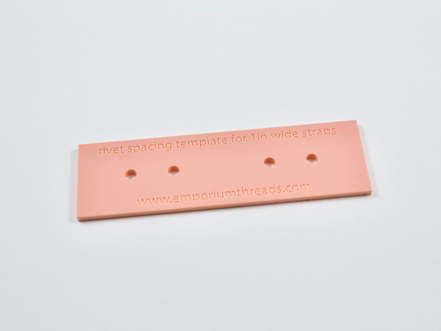1" Rivet Spacing Template- for 1" Strap