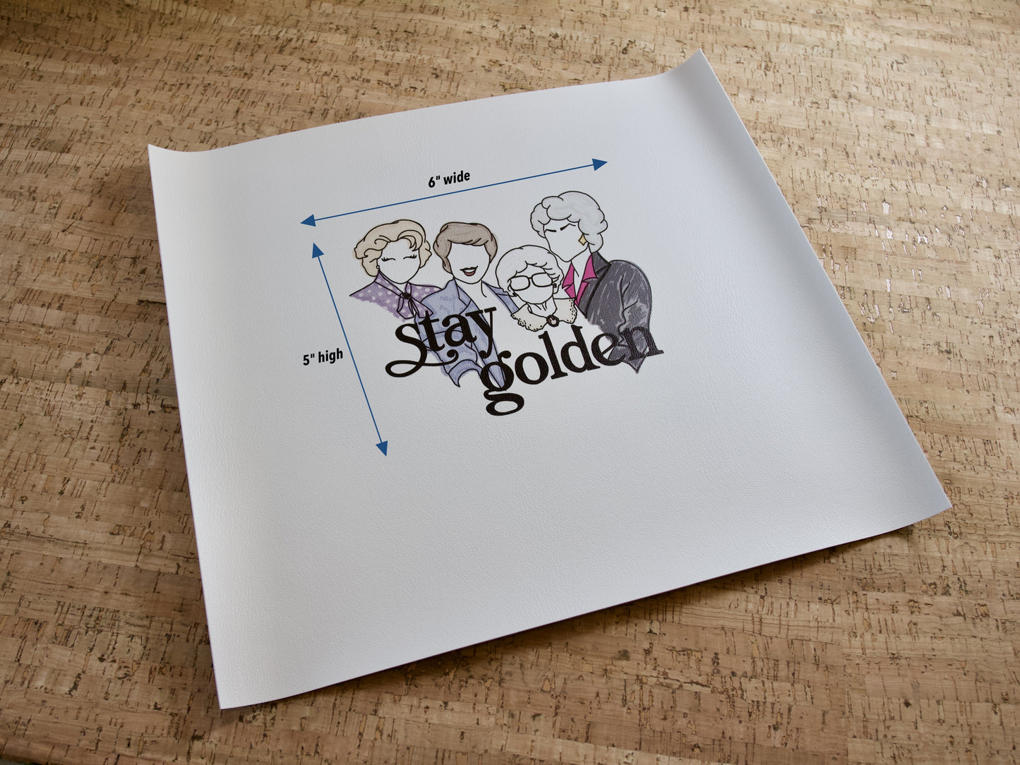 Stay Golden Vinyl Panel