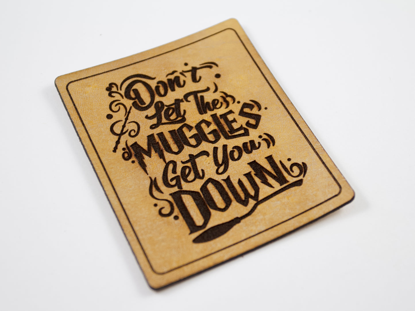 2pack Pearlized Don't let them get you down Statement Tags