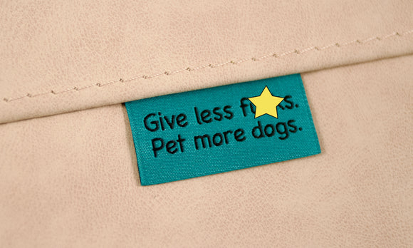 Pet more dogs woven tags | Pack of 5