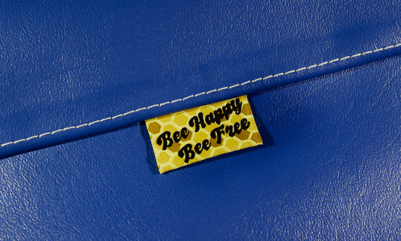 Bee Happy Woven Tags | Pack of 5