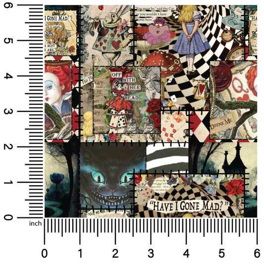 Alice Patchwork | 18" Vinyl Roll