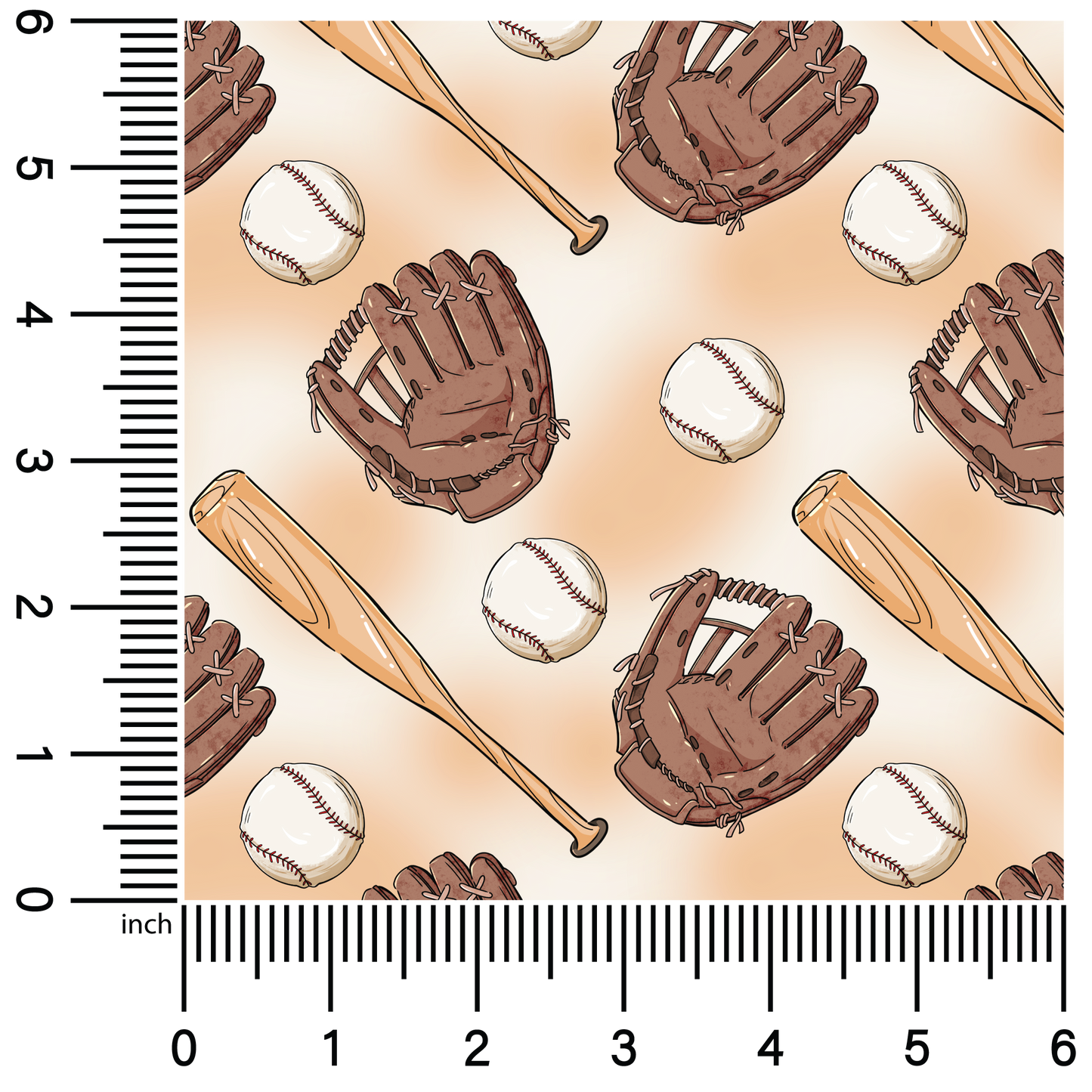 Baseball Icons | 18" Vinyl Roll