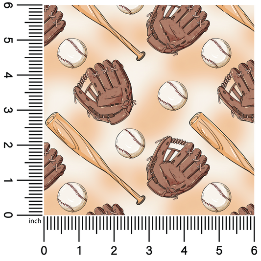 Baseball Icons | 18" Vinyl Roll