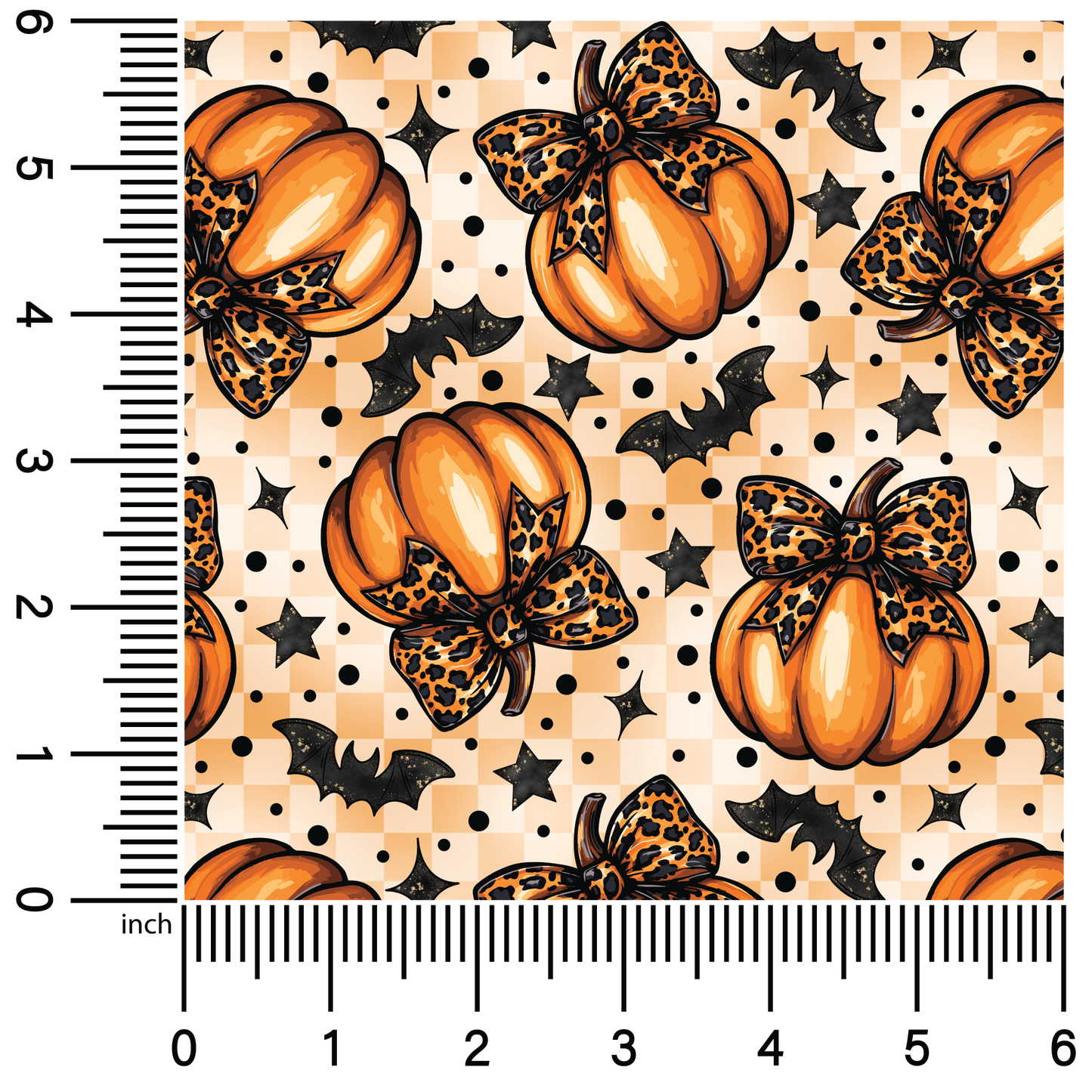 Bat Pumpkins Tan | 18" Vinyl Roll
