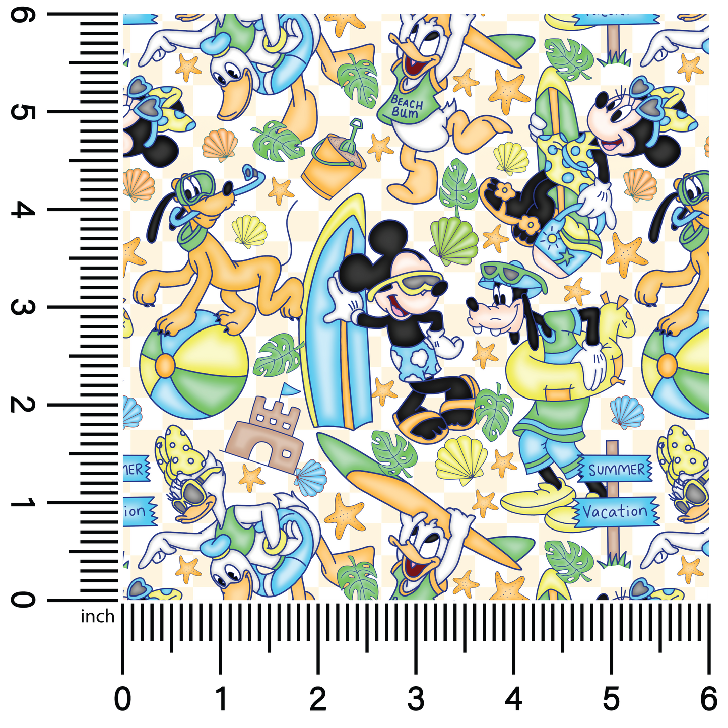 Beach Mouse | 18" Vinyl Roll