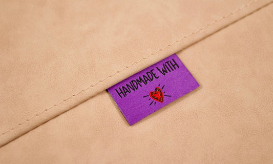 Handmade Heart Woven Tags | Pack of 5