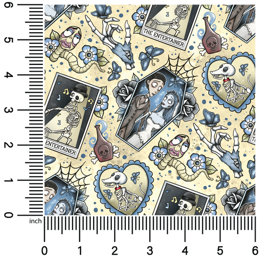 Corpse Bride Tatz | 18" Vinyl Roll