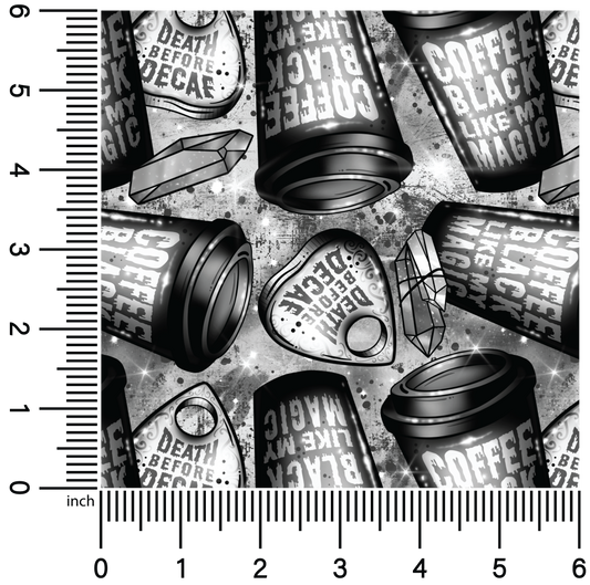 Death Before Caffeine | 18" Vinyl Roll