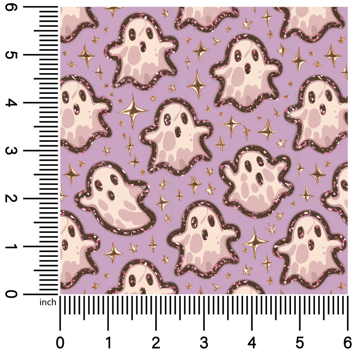 Glitter Ghosts | 18" Vinyl Roll