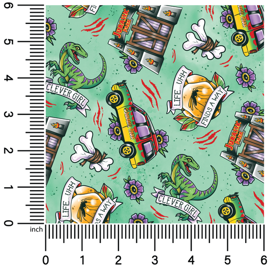 Jurassic Tatz | 18" Vinyl Roll