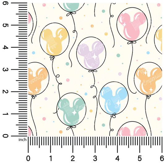 Magic Pastel Balloons | 18" Vinyl Roll