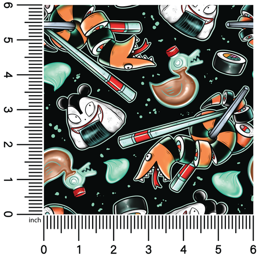 NBXmas Sushi | 18" Vinyl Roll