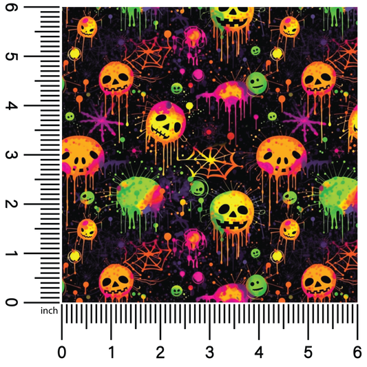 Neon Halloween | 18" Vinyl Roll