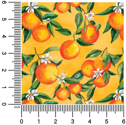 Oranges | 18" Vinyl Roll