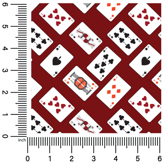 Playing Cards | 18" Vinyl Roll