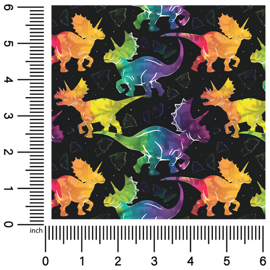 Rainbow Stegosaurus | 18" Vinyl Roll