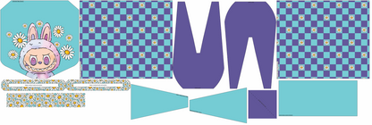 Siah Sidekick Cut&Sew - Floral Checkered Labu Doll