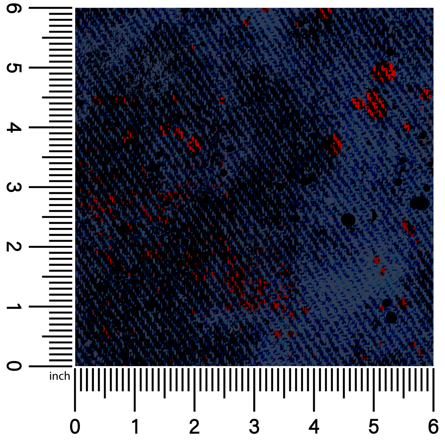 Denim Splatter Coord. | 18" Vinyl Roll
