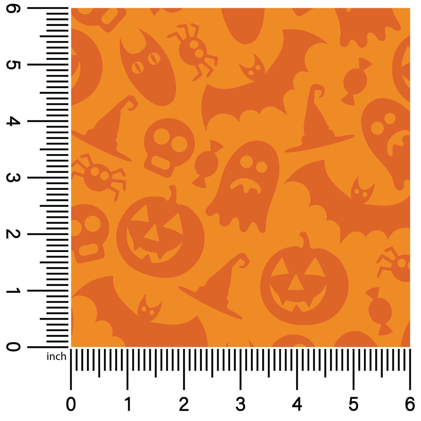 Spooky Tossed | 18" Vinyl Roll