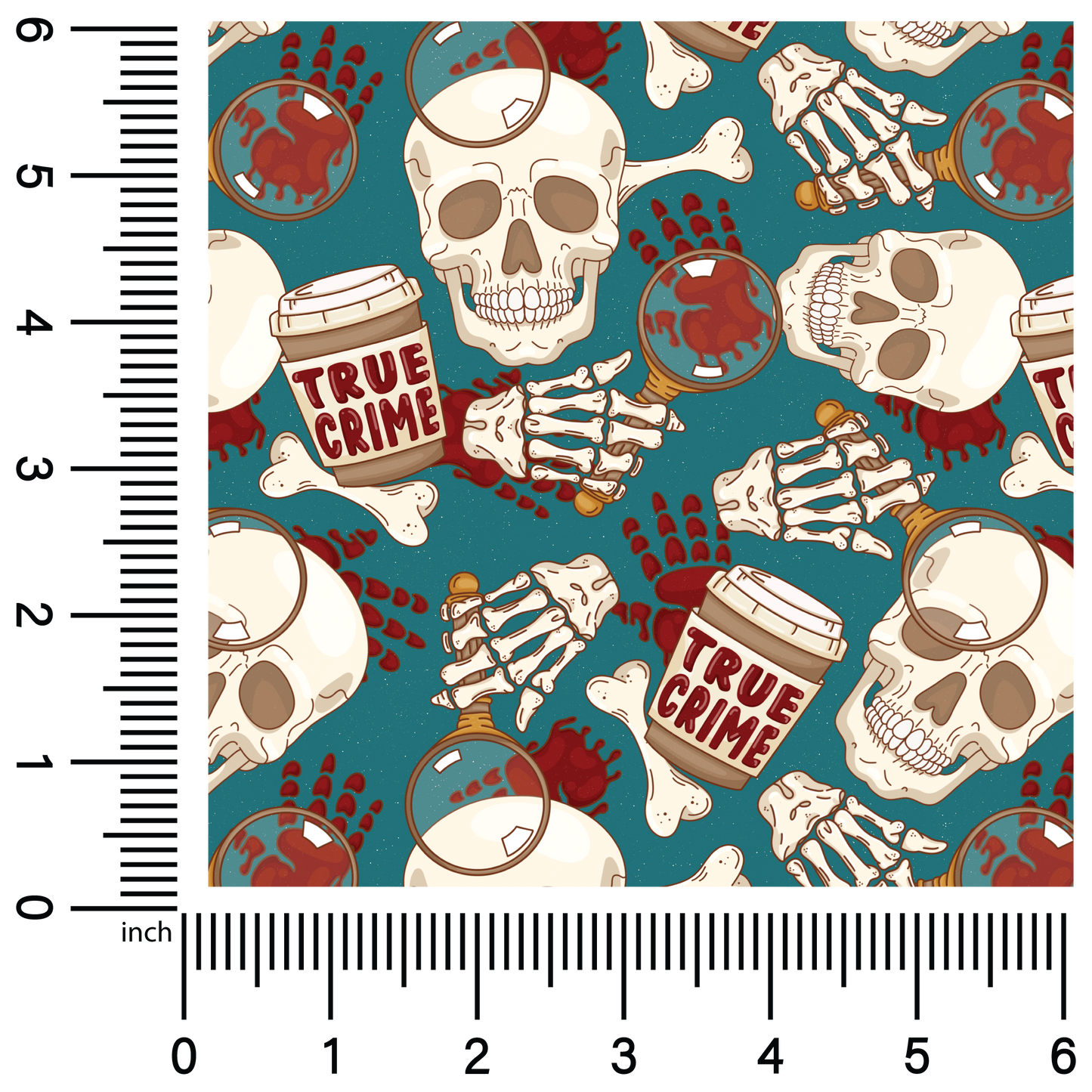 True Crime Coffee | 18" Vinyl Roll