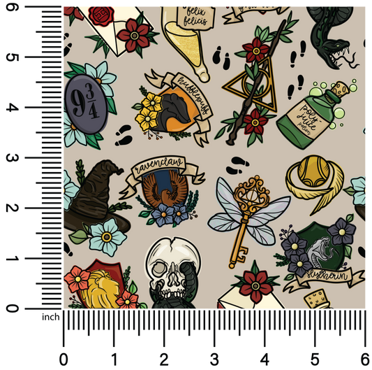 HP Wizard Tats | 18" Vinyl Roll