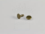 8mm Double Cap Rivets | Pack of 30