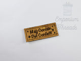 May Contain Pet Confetti on Cork Mini Tag