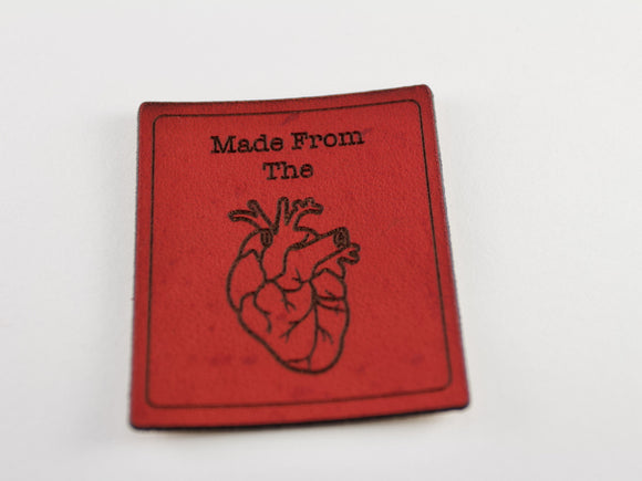 2pack Made From the Heart Statement Tags