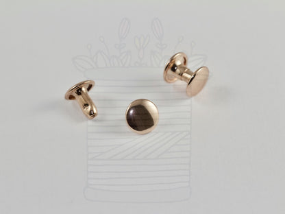 8mm Double Cap Rivets | Pack of 30