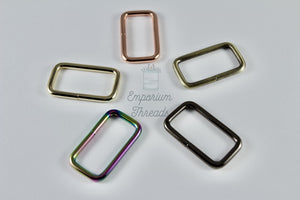 1" Rectangle Rings | Pack of 5