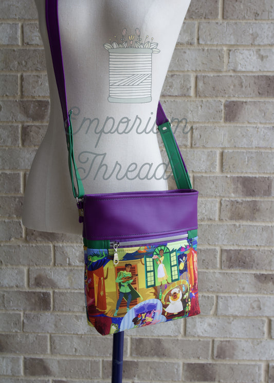 Mardi Gras Princess Crossbody Bag