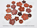 Rivet on Flowers in Leather