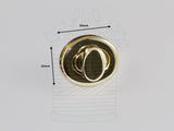 Oval Turn Lock | Single