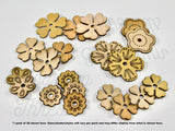 Rivet on Flowers in Leather